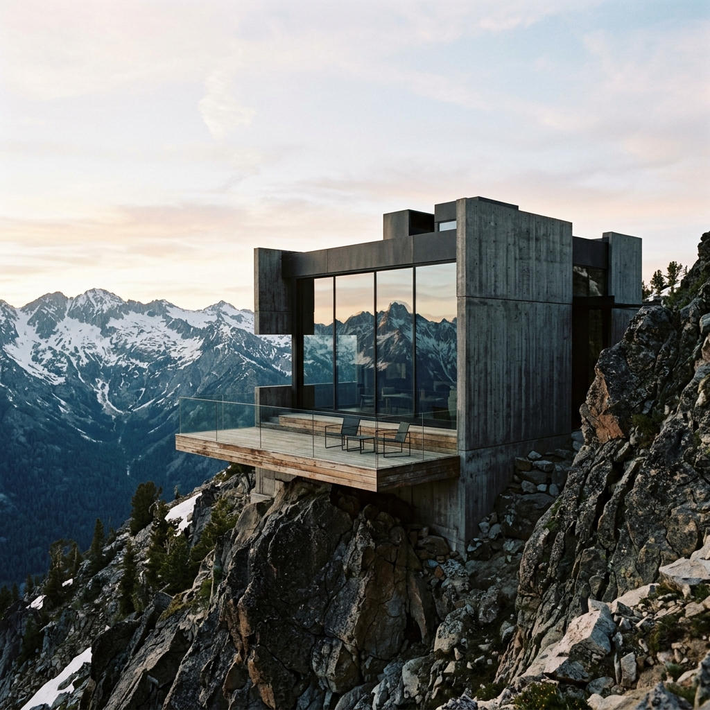Cabaña Peñón — vista panorámica a las sierras